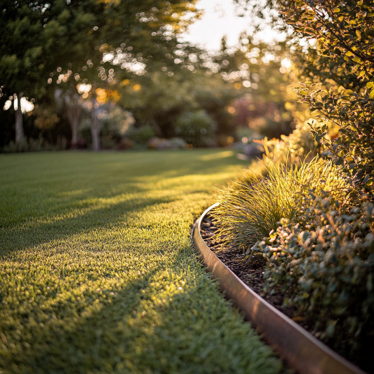 Bordures en métal pour jardin