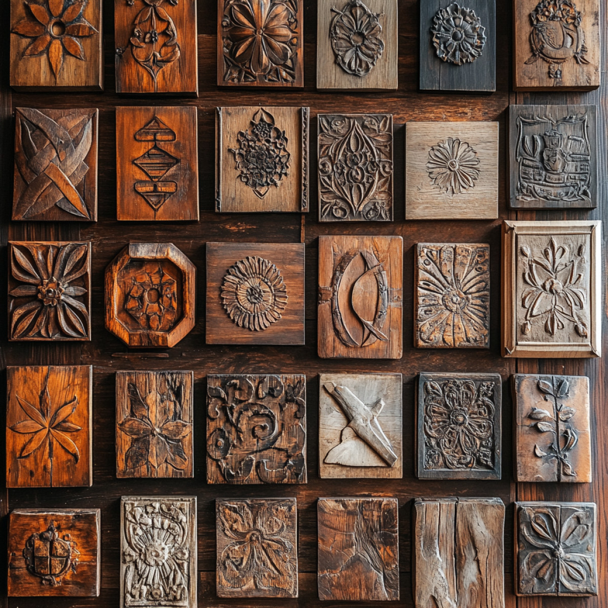 Décoration murale en bois pour divers espaces de la maison
