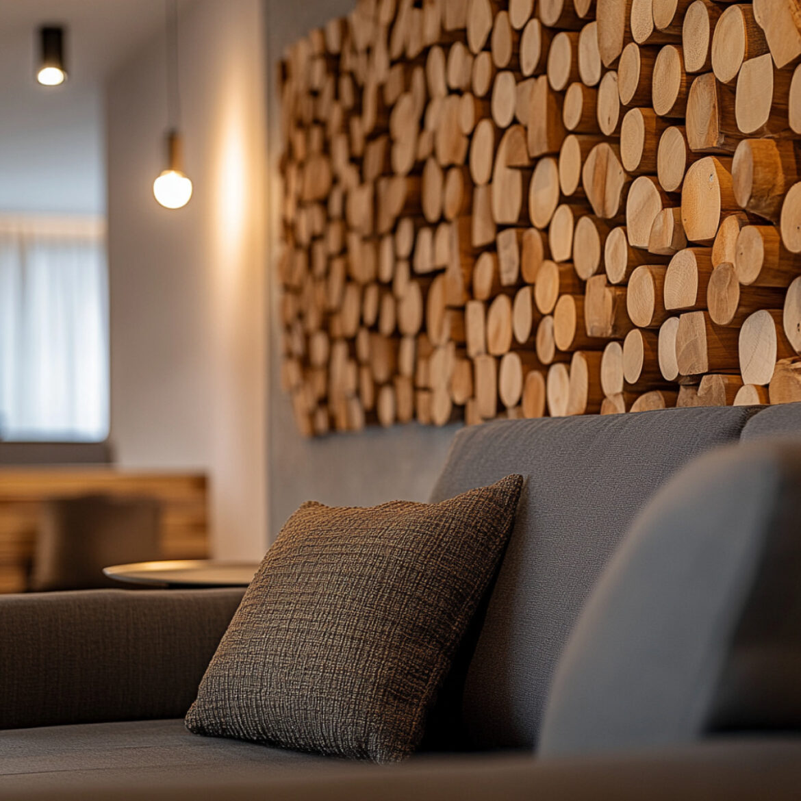 Décoration murale en bois pour le salon : inspirations pour un style chaleureux et naturel