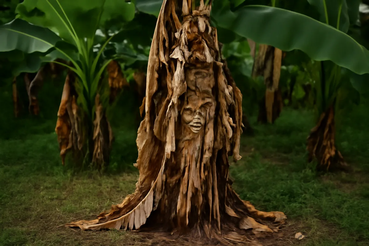 Combien de temps vit réellement un bananier et qu’est-ce qui meurt exactement ? — La confusion naît souvent du vocabulaire: le pseudo-tronc visible de la plante ne constitue pas la totalité du bananier. Ce pseudo-tronc, formé par l’empilement des gaines foliaires,